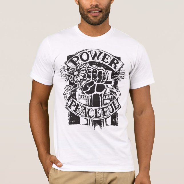 Driva till det fridsamt t-shirt (Framsida)