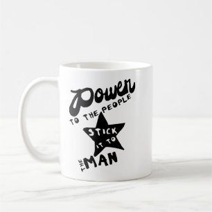 Driva till folket kaffemugg