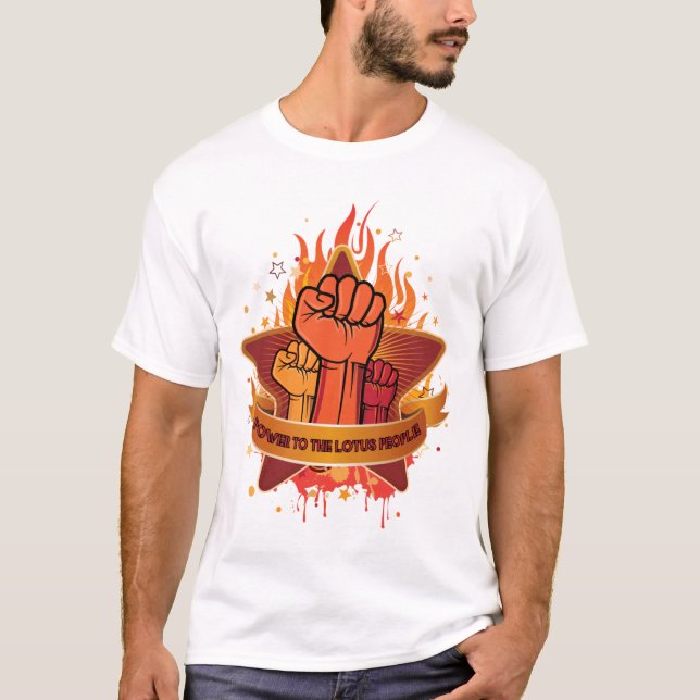 Driva till lotusblommafolket tee (Framsida)