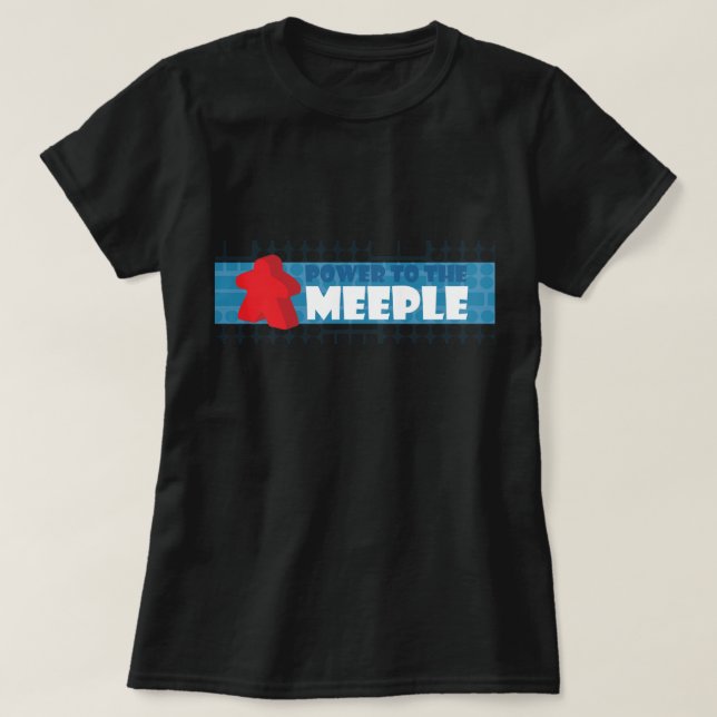 Driva till Meeplen T Shirt (Design framsida)