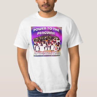 Driva till pingvinen! VitT-tröja T-shirt
