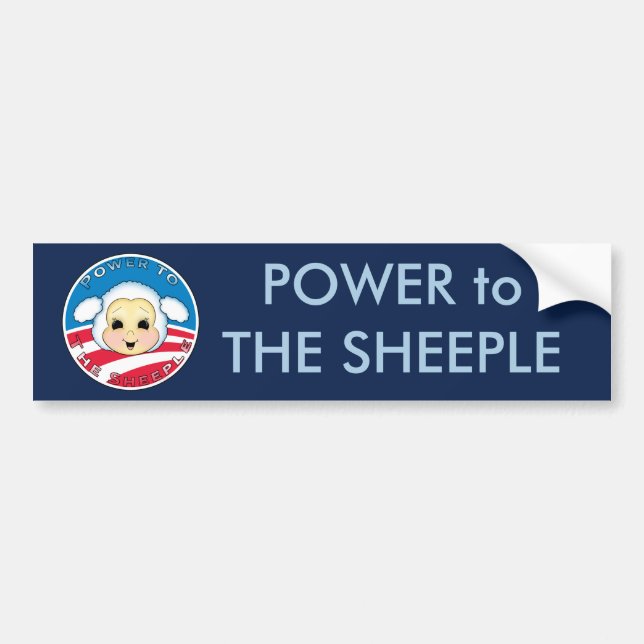 Driva till Sheeplen (Obama) Bildekal (Framsidan)