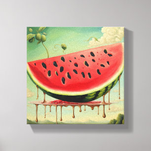 Driva vattenmelon canvastryck
