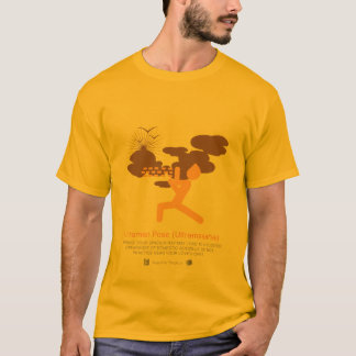 Driva Yoga: Ultraman poserar (Ultramasana) T-shirt