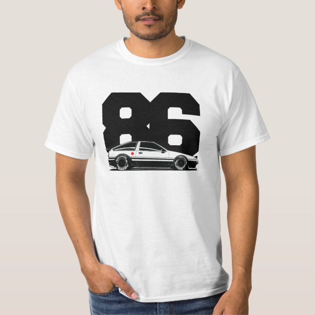 Drivabil för JDM AE86 Trueno T Shirt (Framsida)