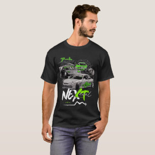 drivande manar-skjortor med biltrimning t shirt