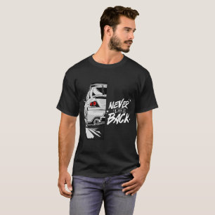 drivande manar-skjortor med biltrimning t shirt