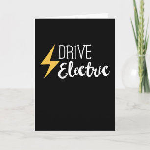 Drive Electric - EV Cars Fordon Gift Kort