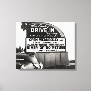Drive-In Biograf, 1954 Canvastryck