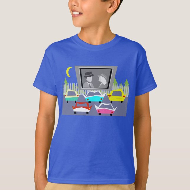 Drive-in- filmT-tröja för liten stad T-shirt (Framsida)