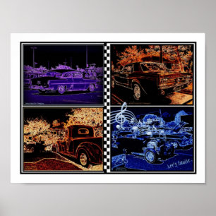 Drive-inbio med klassikerna poster