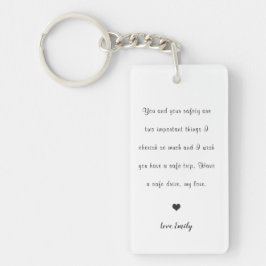 drive safe cute heart love back photo car