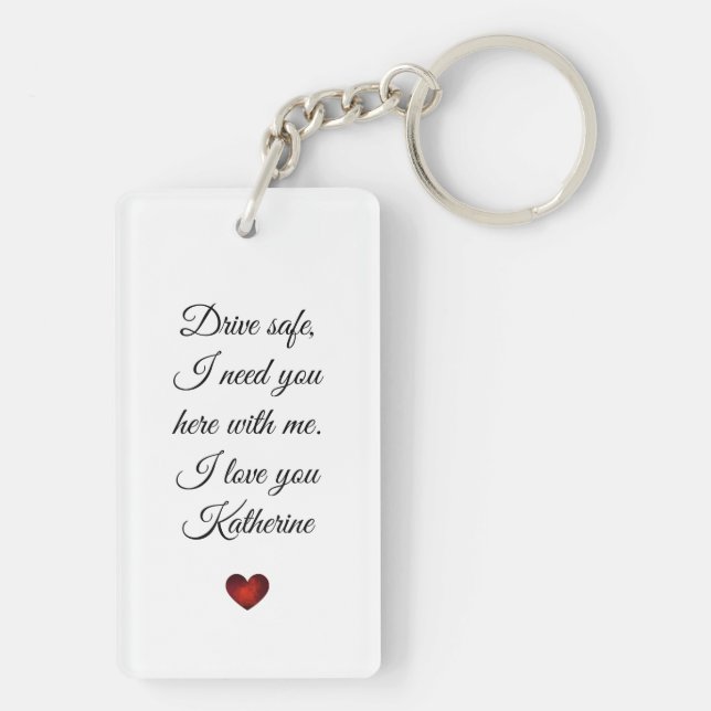 Drive Safe My Love – Personalized Valentine’s (Baksidan)