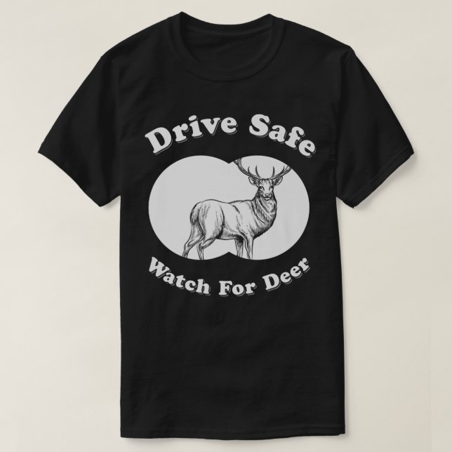Drive Säker Watch for Hjort - Midwest Saming T Shirt (Design framsida)