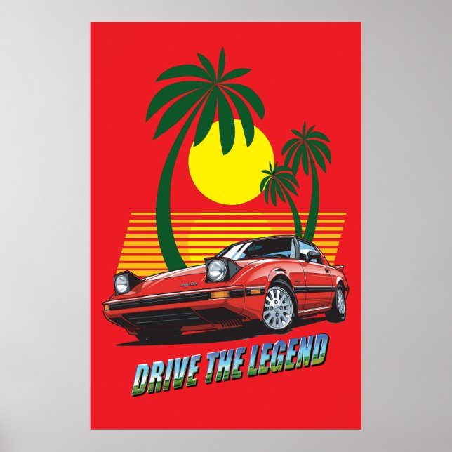 'Drive the Legend' v02 Poster (Framsidan)