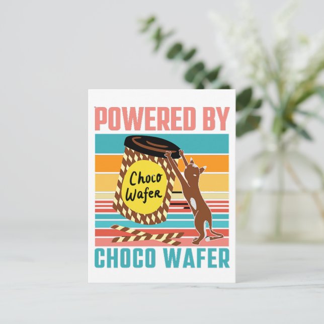 DRIVEN AV CHOCO WAFER - CHOCO WAFER OCH CAT LOVER VYKORT (Stående Fram)