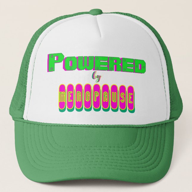 Driven av klimakteriet 6 Trucker Hatt Keps (Framsida)