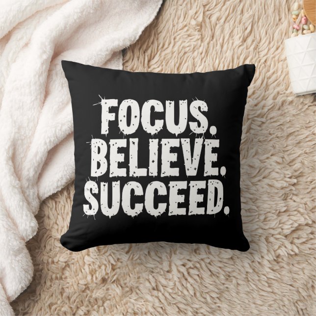 Driven för att lyckas kudde (Filt)