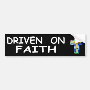 Driven på Faith Bildekal