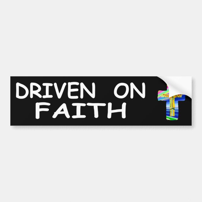 Driven på Faith Bildekal (Framsidan)