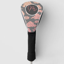 DRIVER GOLF HEAD COVER JAPANESE CLOUUY DIY INITIAL