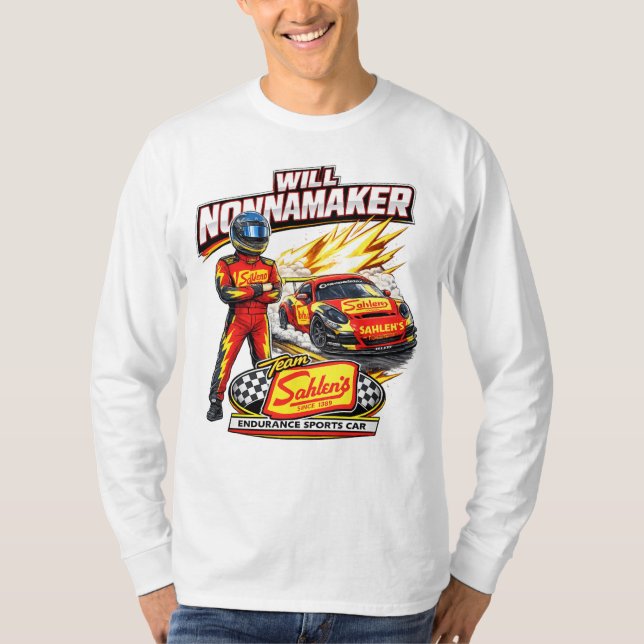 Driver Will Nonnamaker T Shirt (Framsida)