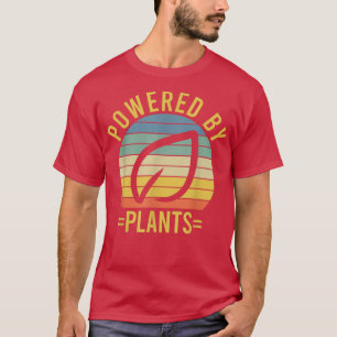 Drivet av växter Vegetarian Vegan Workout Plant P T Shirt