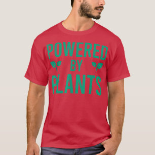 Drivet av växter Vegetarian Vegan Workout Plant P T Shirt