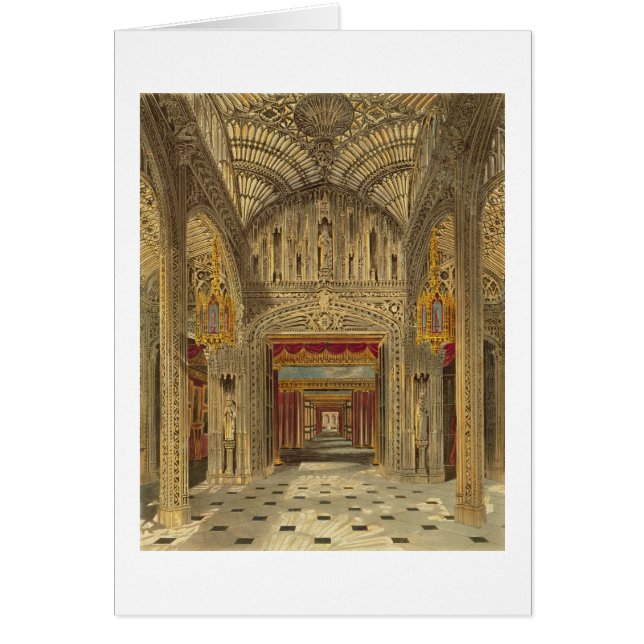 Drivhuset på det Carlton huset från Pynes 'Roy Hälsningskort (Framsidan)