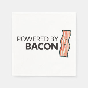 Drivit av bacon pappersservett