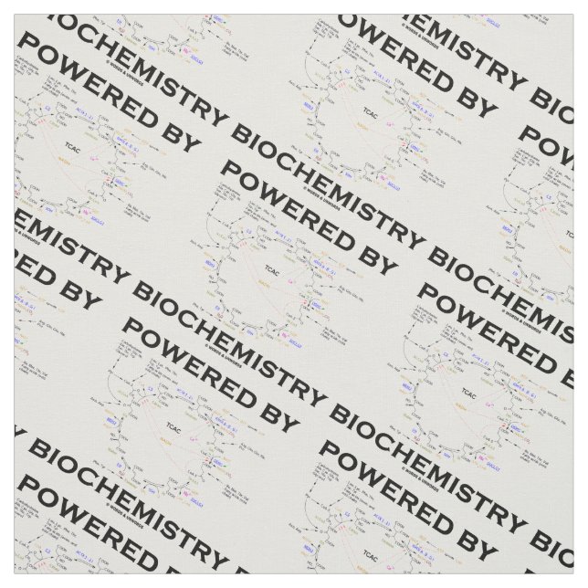 Drivit av Biochemistry Krebs cykla Geekhumorn Tyg (Provkarta)