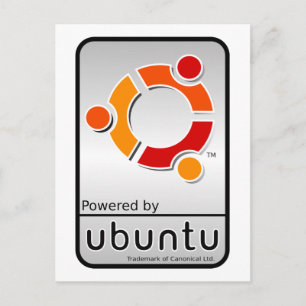 Drivit av den Ubuntu vykortet Vykort