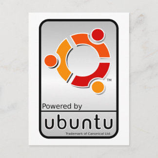 Drivit av den Ubuntu vykortet Vykort