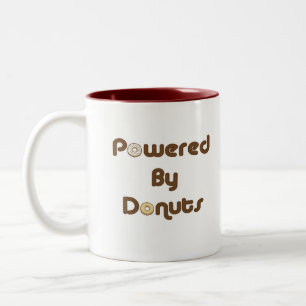 Drivit av Donuts Två-Tonad Mugg