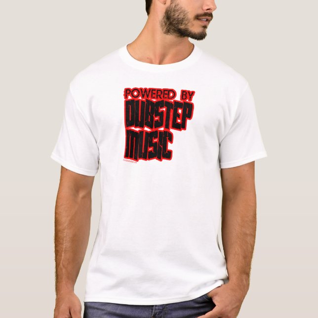 drivit av DUBSTEP-musik Tee (Framsida)