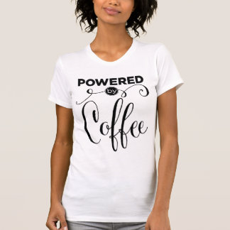 Drivit av kaffe tee shirt