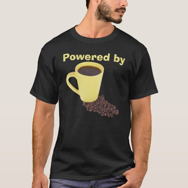Drivit av kaffeT-tröja T Shirt (Framsida)