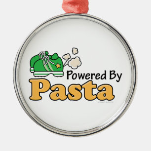 Drivit av pastaprydnaden julgransprydnad metall