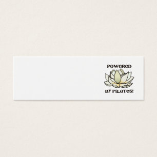 Drivit av Pilates lotusblomma Litet Visitkort