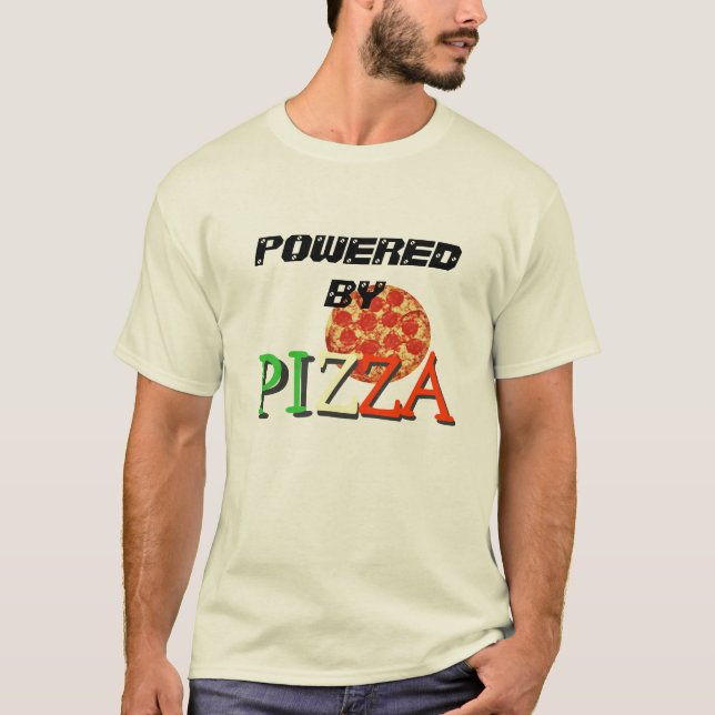 Drivit av Pizza T-shirt (Framsida)
