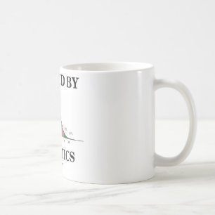 Drivit av statistik (statistik-humorn) kaffemugg
