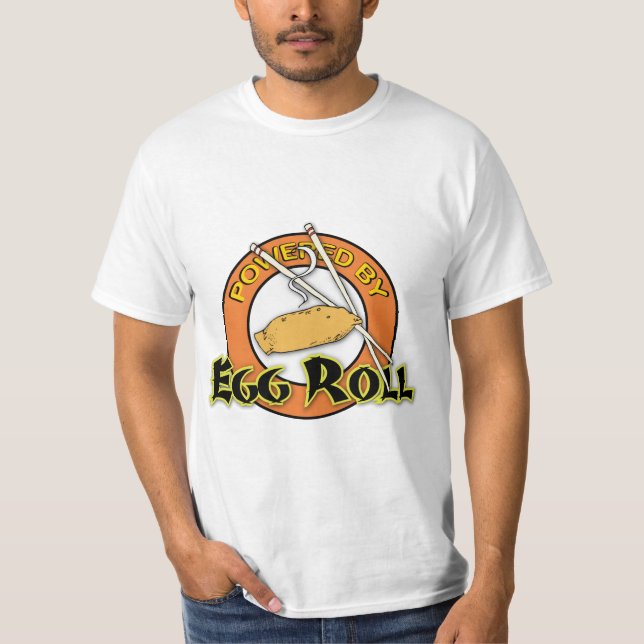 Drivit av vårrulle tee shirt (Framsida)