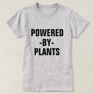 Drivit av växtkvinna skjortan för vegan t-shirt