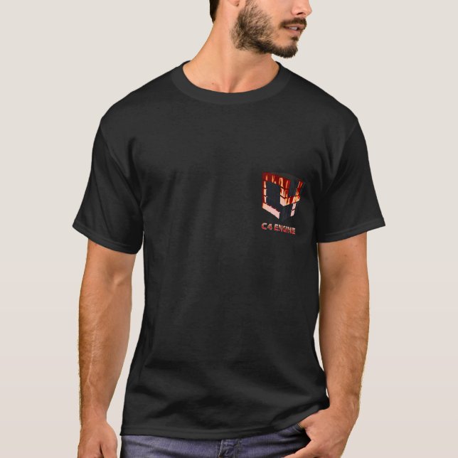 "Drivit T-tröja av för motorn C4" Tee Shirt (Framsida)