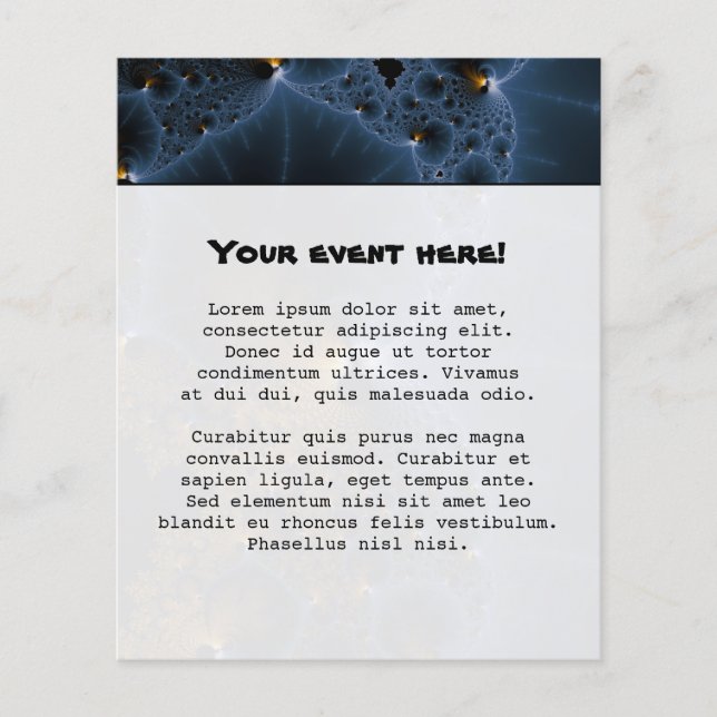 Drivkrafter - Fractal Art Flygblad (Framsidan)