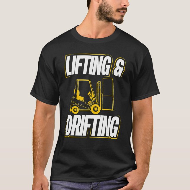 Drivmedelsoperatör för lyft- och drivlager t shirt (Framsida)