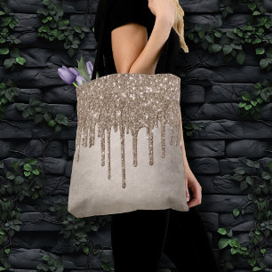 Drivmedelstyp Glitter   Champagne Guld Drizzle Tygkasse