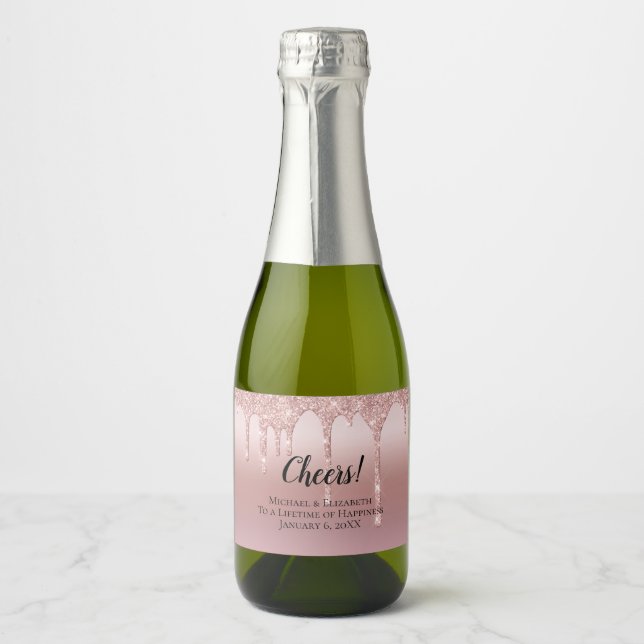 Drivning av Glitter Bröllop Mini i Guld vid ro (Framsida)