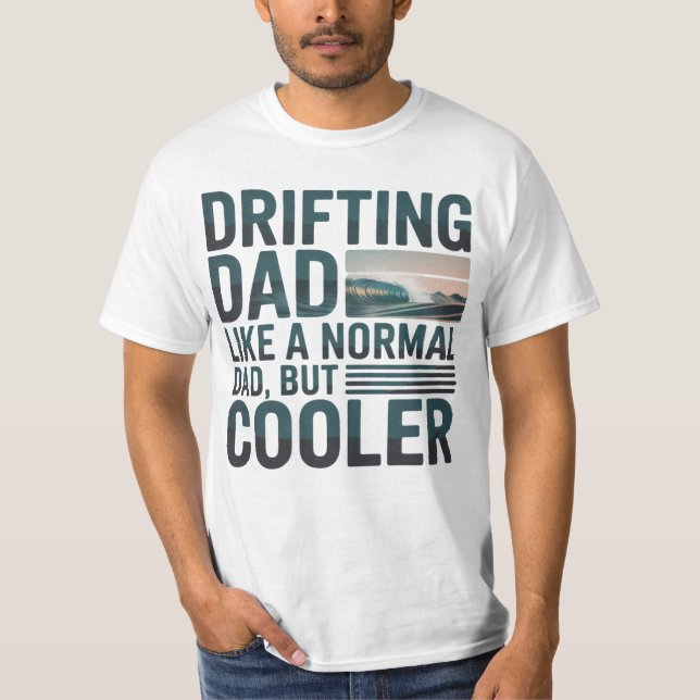 Drivning av Pappa T-Shirt - Ljudig Tävla (Framsida)