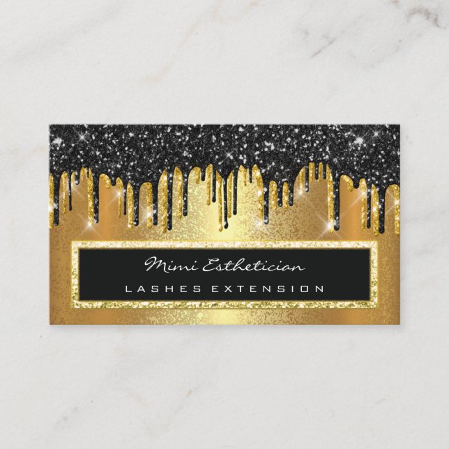 Drivning av professionell Event Planner Eyelash Bl Visitkort (Framsida)